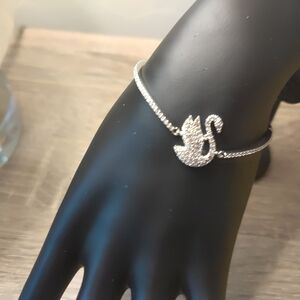 Swarovski RETIRED Swan Bracelet - Adjustable